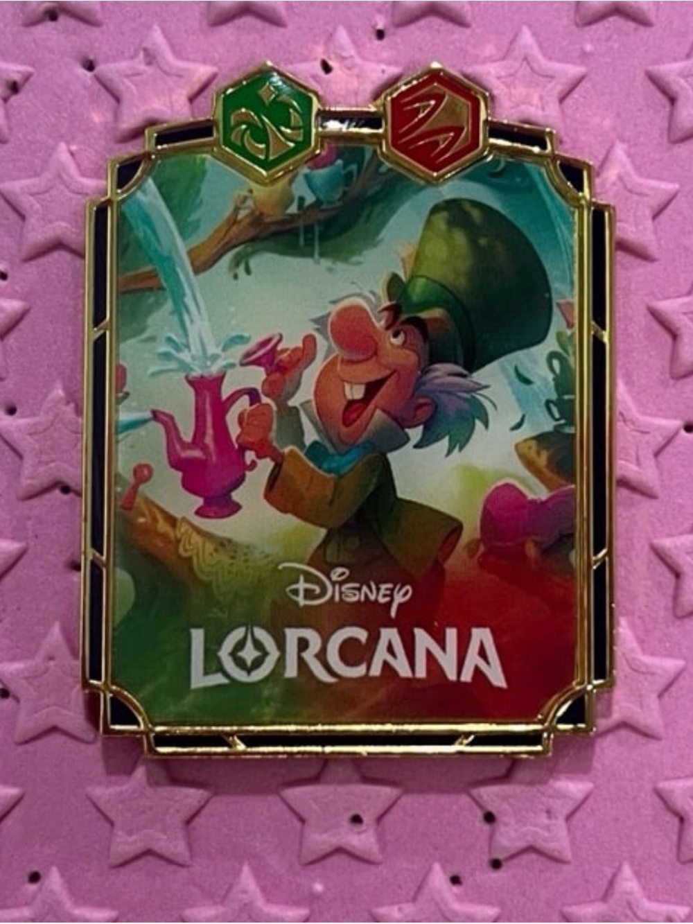 Disney Lorcana Mad Matter Promo Pin